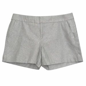 Banana Republic Shimmering Silver Shorts NWT - Size 8
